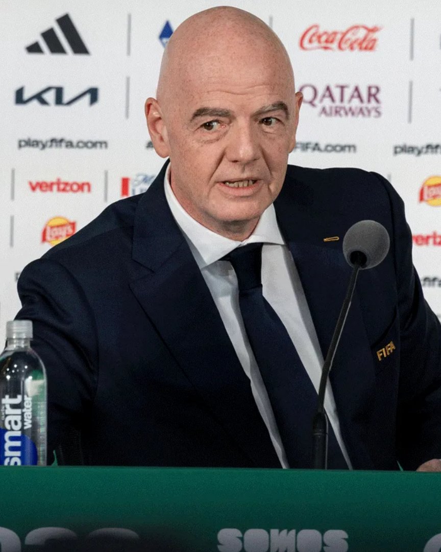goal's tweet photo. Gianni Infantino leadership 'badly shaken' as FIFA president forced to scrap controversial World Cup sell-off plan 🤯🙄

Read more 🔗 https://t.co/Cxws0G9HLg https://t.co/cHJ3n05Ucz