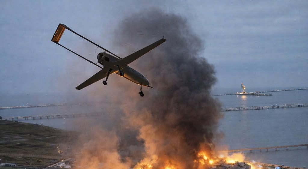 UkrAgroConsult's tweet photo. 🌾 #Grain #exports from #Russia's #Black_Sea #ports could nearly come to a halt due to drone attacks

Russian wheat exports could decline by 30–35 mln tons this season, equivalent to about 15% of global wheat trade. 

Read more 👉https://t.co/oqAJcGhsE7 https://t.co/LREAdmWDuq