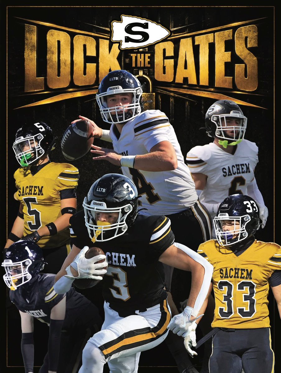 sachemnorthFB's tweet photo. 🔒 LOCK THE GATES. A mindset. A statement. Every minute. Every game. Who's ready for the 2026 season?
#LockTheGates 🔒 https://t.co/BGM1rQuOC7