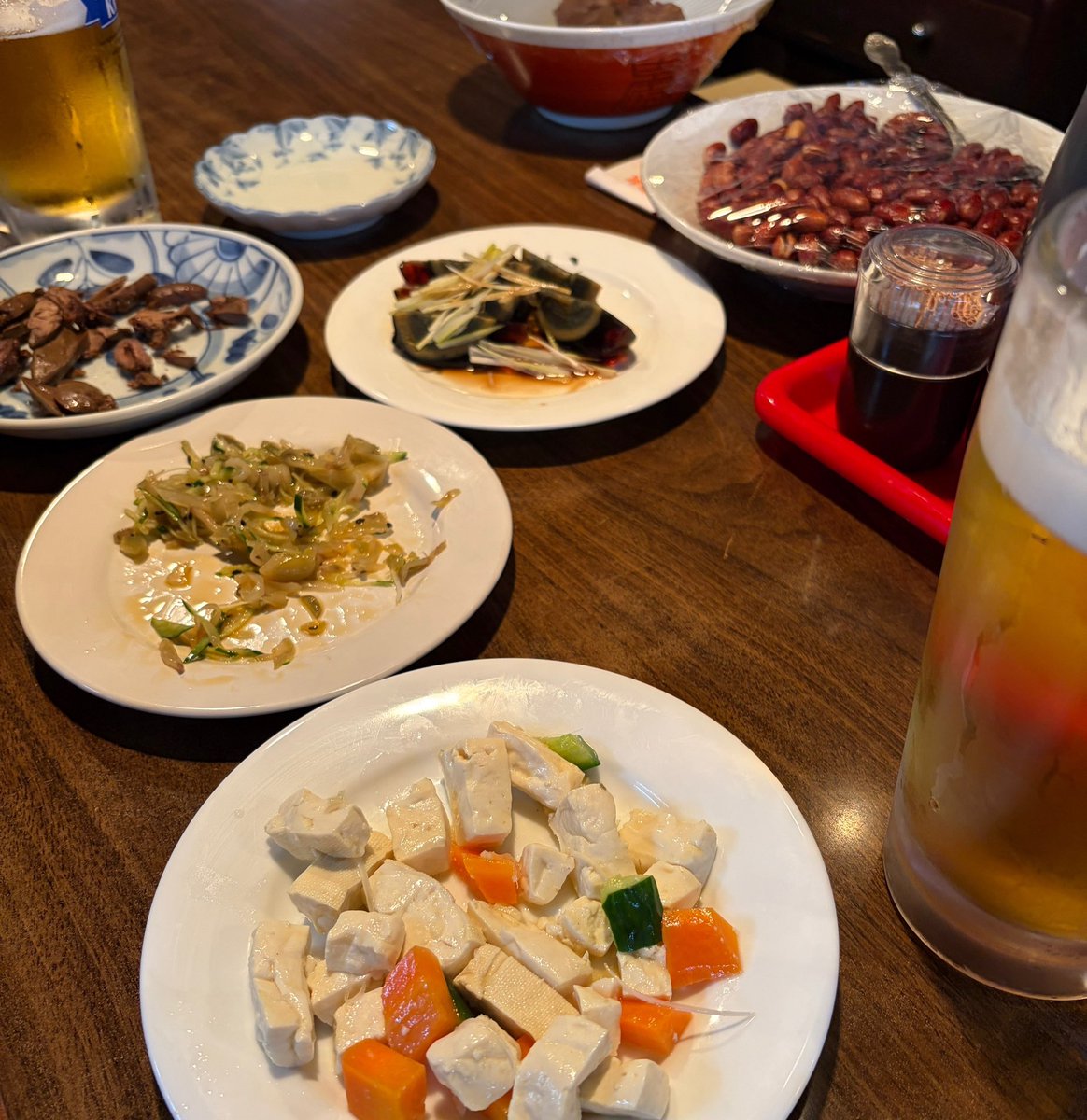 ki2jin_2's tweet photo. 🦎への道中、某中華屋さんにかわい子ちゃんいたからナンパした🍻😆
美味しかった〜！
今夜は餃子も春巻きも売り切れやったので今度は食べたい。 https://t.co/qA6R4KKgXi