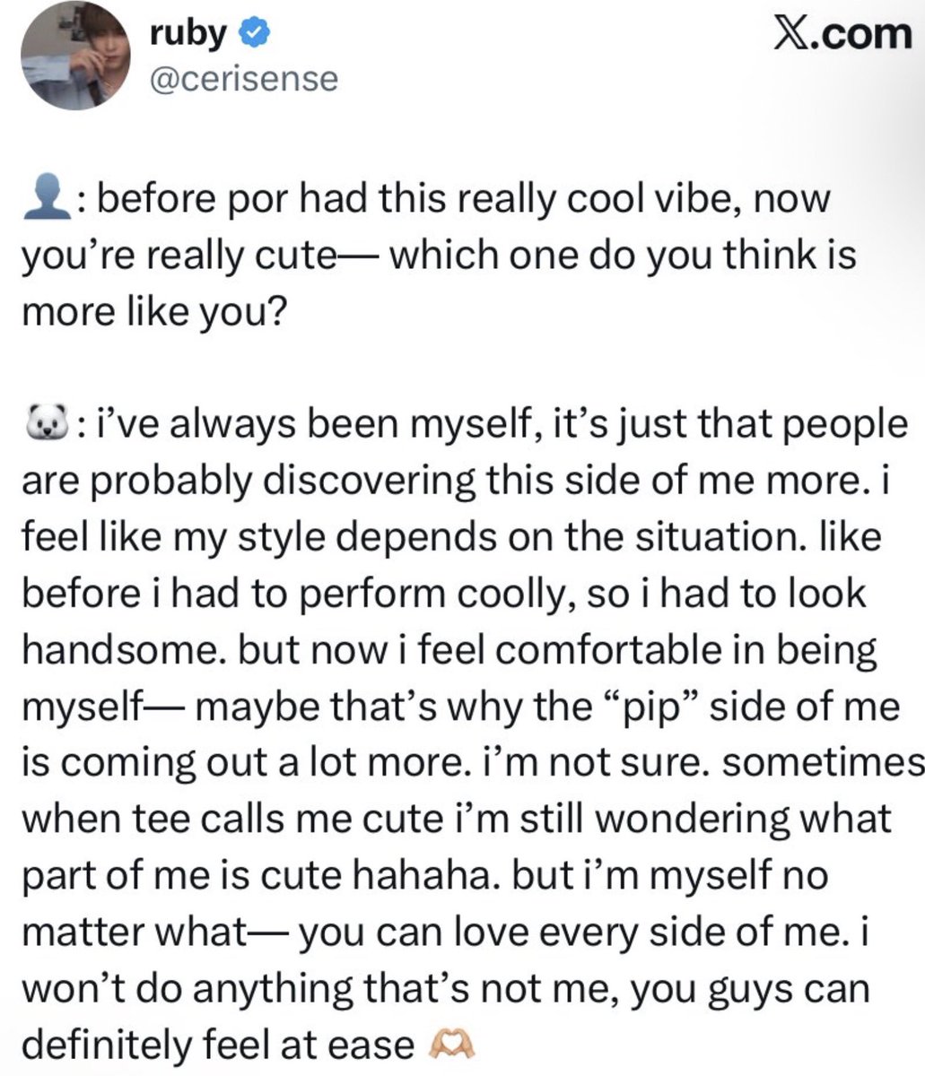 yssawrap's tweet photo. #throwback when por said this abt his vibe/style, he’s such a diva😎💅 

#porsuppakarn #teeteepor https://t.co/90pHvH8eAU