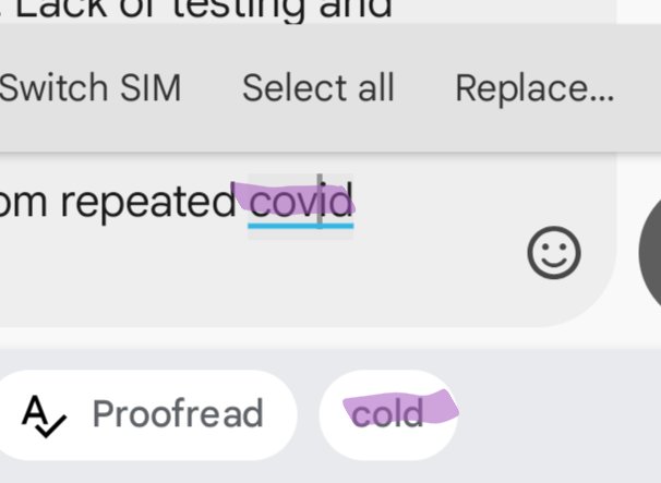 LastLesbianInSF's tweet photo. huh, my autocorrect seems to be trying to replace covid with cold??? https://t.co/MYuTk1O0F1