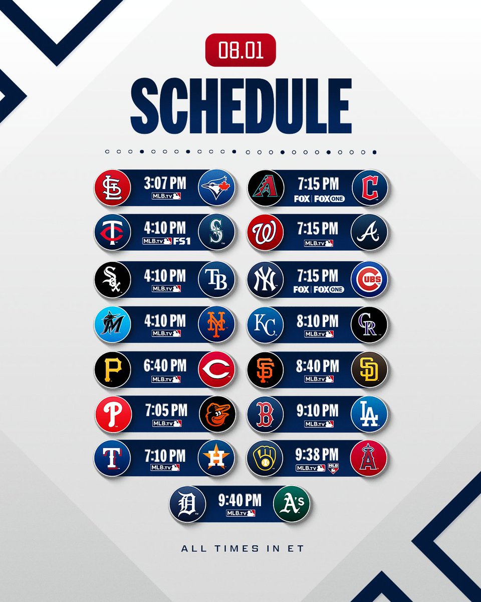 MLB's tweet photo. Wake up! Itโs the first of the month ๐ถโพ๏ธ https://t.co/bxWR3etMpp