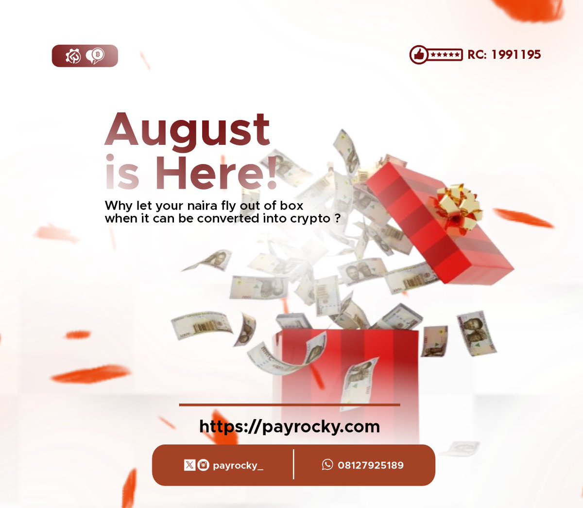 rocky_network's tweet photo. 🌼 Happy New Month!

May August bring you peace, good health, open doors, and countless reasons to smile. 

Thank you for choosing SubRocky. 

We look forward to serving you better this month. 💙 https://t.co/jF13LhZaxT
