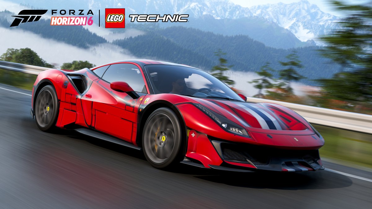 ForzaHorizonFR's tweet photo. Une nouvelle livrée inspirée de LEGO arrive !  

Consultez vos messages dans FH6 pour récupérer ce design exclusif pour la Ferrari 488 Pista 2019, créé pour célébrer la sortie du nouveau set LEGO® Technic™ Ferrari 488 Pista ! https://t.co/cqOAmsYiUB