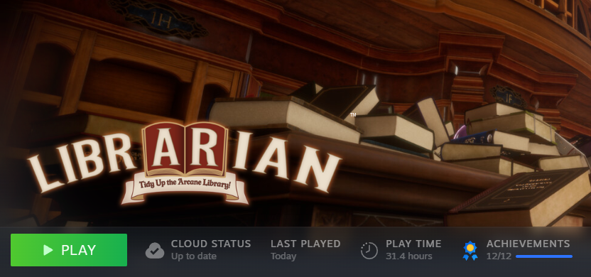 FrostInari's tweet photo. Tidying up the library without the magic took me an age, but the satisfaction of having completed yet another game 100% is second to none✨ https://t.co/mnieOo6Wc6