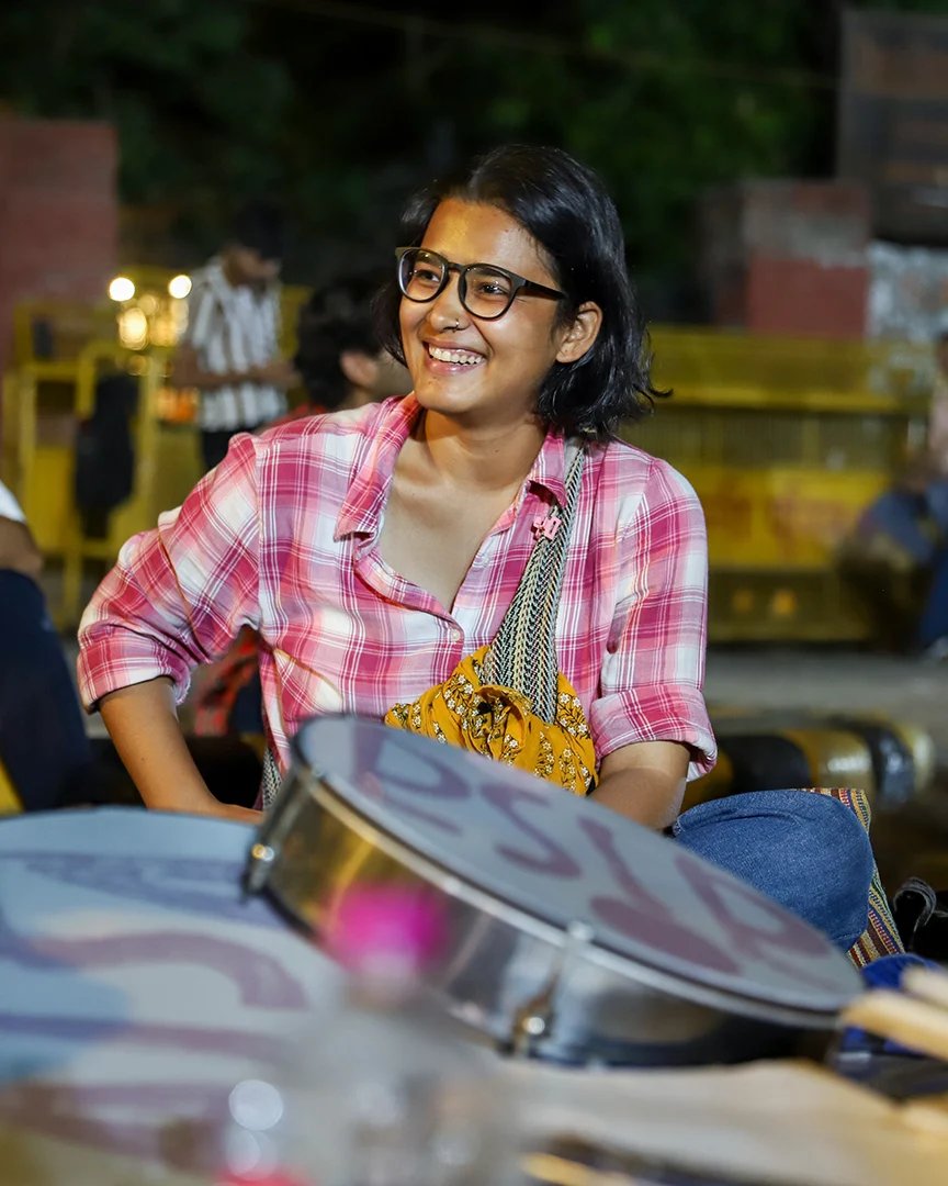 thecaravanindia's tweet photo. Neha Bora, a doctoral student, is the president of the All India Students Association, which is affiliated with the Communist Party of India (Marxist–Leninist) (Liberation). During the recent student protests at Jantar Mantar—which culminated in the resignation of the union education minister, Dharmendra Pradhan—Bora carried out a 23-day hunger strike alongside two other AISA activists and the Ladakhi educationist Sonam Wangchuk.

As one of the student leaders of the protests, Bora has become a prominent face of the youth movement. Shahid Tantray (@shahidtantray), a multimedia reporter at The Caravan, spoke to them several times over the course of the agitation, when they were on a hunger strike, as well as after Pradhan’s resignation.

Read the entire interview in The Caravan's August 2026 issue: https://t.co/lkwHsrhOzP