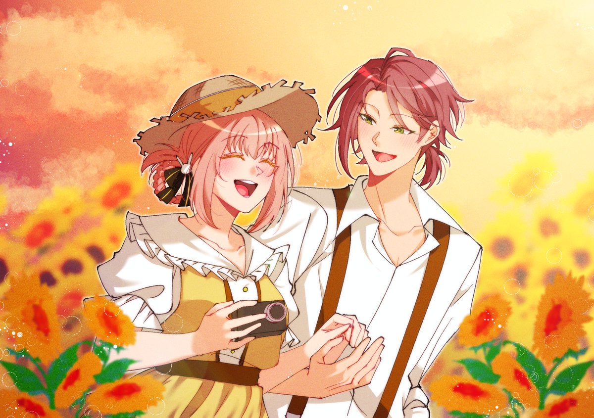 Sheera1407's tweet photo. 🌟🌻 | 😺🐰
I miss my sunflowers 🥹🧡🫶🏻

Art by: naodequeljoe (x)

#sunflowermemories26
#Orenjisteps https://t.co/fGSAGlbm4j