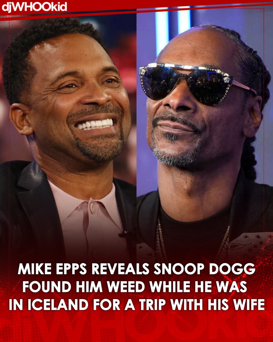DJWhooKid's tweet photo. SNOOP DOGG’S CONNECTIONS REALLY REACH EVERYWHERE! 🌍😂🌿

Mike Epps recently shared one of his funniest travel stories, revealing that while vacationing in Iceland with his wife, he realized he needed some weed before watching the Northern Lights. The first person he called? Snoop Dogg. 

According to Epps, Snoop immediately connected him with a local contact in Iceland. 

When Snoop later appeared on “Jimmy Kimmel Live!”, he confirmed the story: 

“Come on Jimmy you know I’m the connect.”