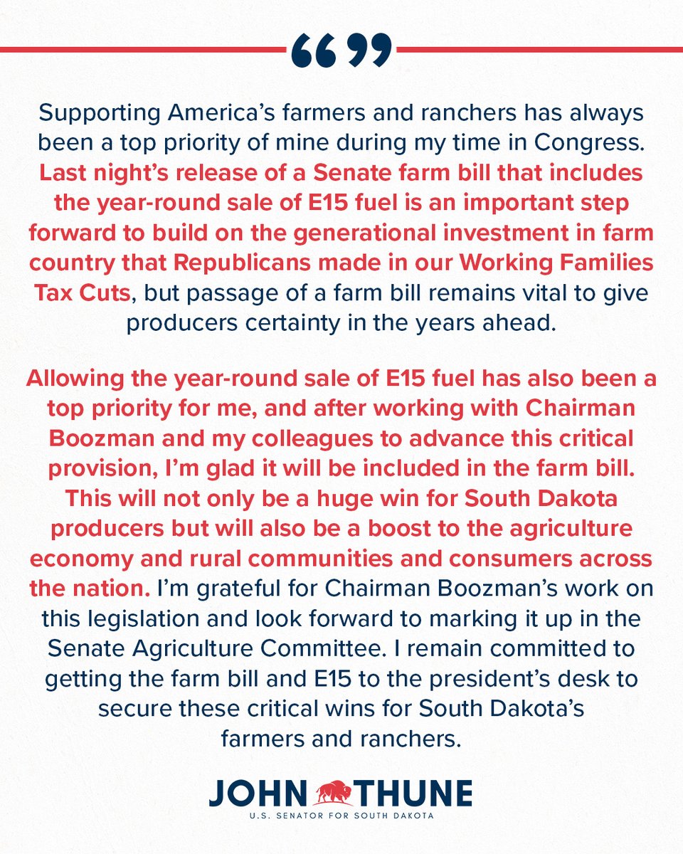 Leader John Thune tweet media