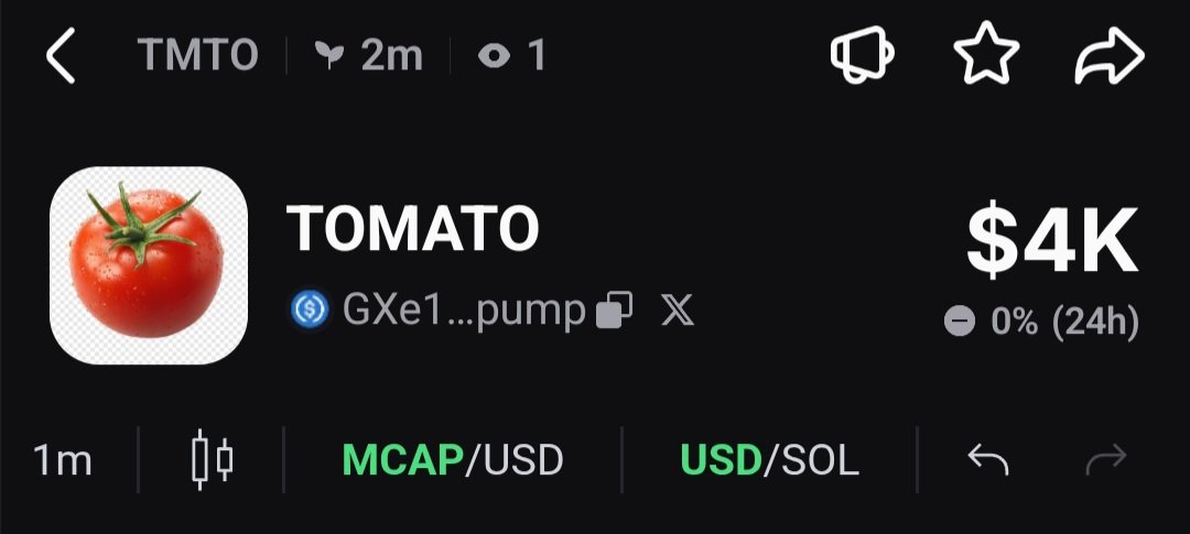 tmtocoin's tweet photo. @coinbase @base 🍅 $TMTO is ready to ripen portfolios! 🚀

Strong community. Fresh momentum. Early entry. 💎

📍CA: "GXe1hyz4GZSs383UyEorf4tzWfgKY1DWYfkd5Qmcpump"

🛒 Buy: https://t.co/pls72sJHci

Don't watch from the sidelines—grab your 🍅 before the next big pump! 🚀🌕
#Solana #PumpFun #Meme https://t.co/jwvK0Sj30u