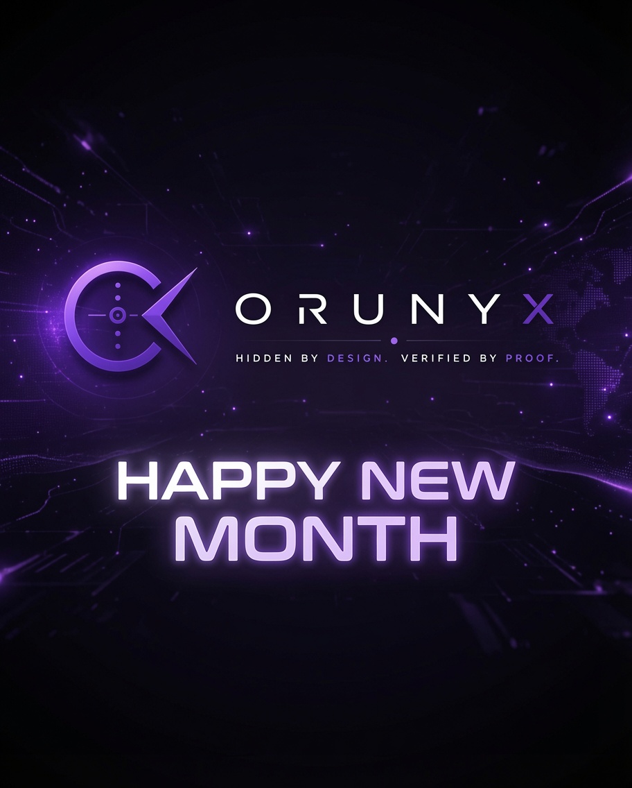 Orunyx_tech's tweet photo. Happy New Month from Orunyx

Privacy shouldn’t pause when the calendar flips.

This month, keep moving assets across chains privately, securely, and without compromise.

Hidden by design. Verified by proof.
#Orunyx #Web3Privacy #HappyNewMonth https://t.co/HtDqWWfPS2