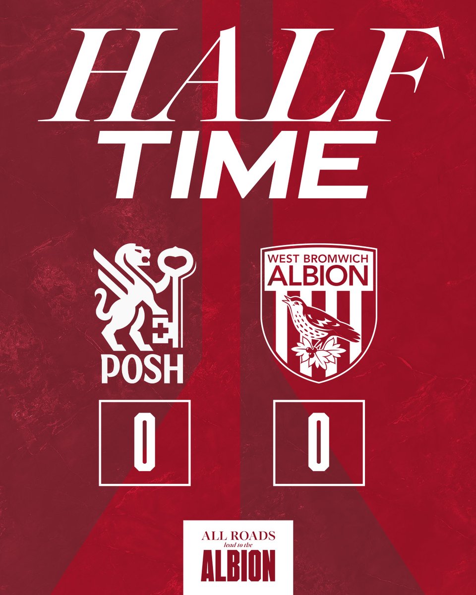 WBA's tweet photo. Level after 45. ⏸️ https://t.co/5Juor3pTSH
