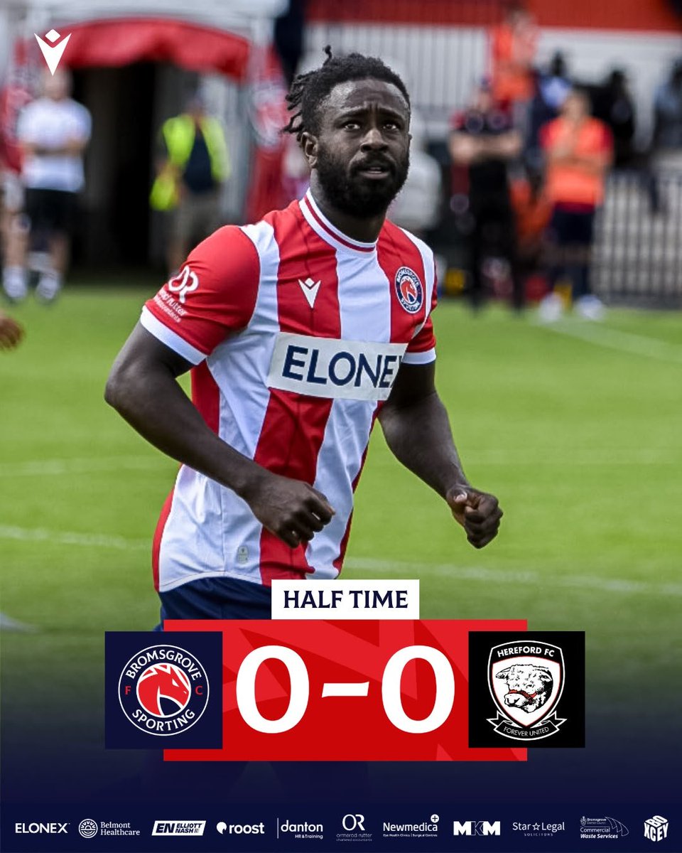 SportingFC's tweet photo. HALF TIME: 0-0. A feisty game at times, but one devoid of many clear cut chances.
#BROHER https://t.co/hHX19kytPk
