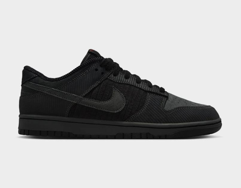 SOLELINKS's tweet photo. Ad: Nike Dunk Low Premium 'Black Corduroy' on sale for $79.98 + shipping => https://t.co/hjkBTqvbjC https://t.co/P3tvrBLO2m