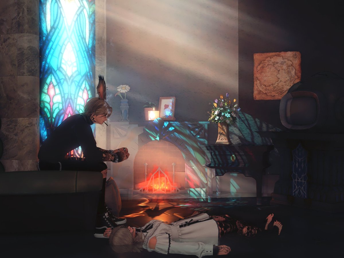 HarukaKanoXIV's tweet photo. "Eternity redefined
To be as fleeting as one more night
So will you haunt me, with that same patience?
Empty echoes, a presence wasted"

---------------------- 
#GPOSER | #viera | #FFXIV📷|#ヴィエラ https://t.co/sKu7TqMTbf
