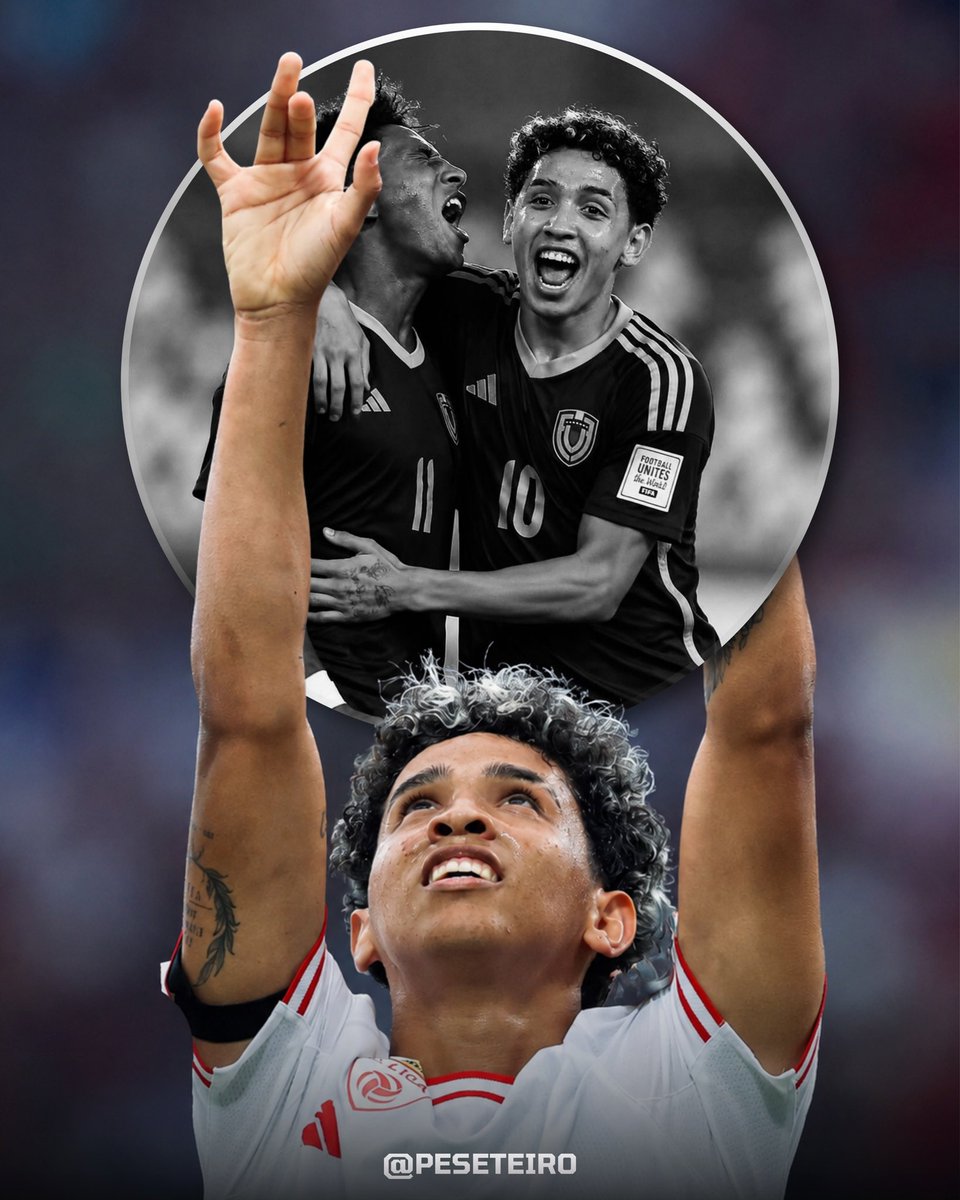 jpeseteiroDT's tweet photo. 🥹🇻🇪 UFFF. EL DETALLAZO DE YERWIN SULBARÁN TRAS SU PRIMER GOL EN EUROPA.

El venezolano le dedicó su estreno goleador a Yimvert Berroterán, su amigo fallecido durante el terremoto, con un emotivo mensaje que conmovió a todos.

“Este gol tenía un destino desde antes de empezar el partido. Va para ti, Yimvert. Sé que desde donde estés lo celebraste conmigo.” ❤️