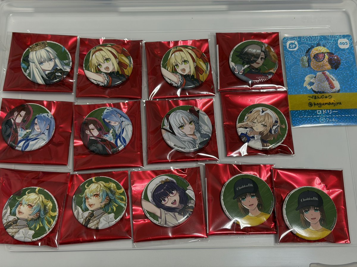 交換/譲渡】 FGO フェス 霊基缶バッジ 譲…画像参照 求…300円 (+送料