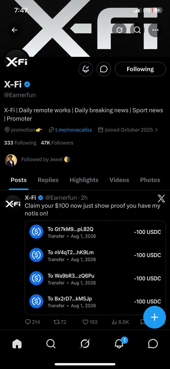 youngkas1's tweet photo. @Earnerfun 0xf2139321EB4E102bfdBEf29630f5b05C02FEF4b5

DONE_ Thats my USDC wallet https://t.co/89kJKffrmT