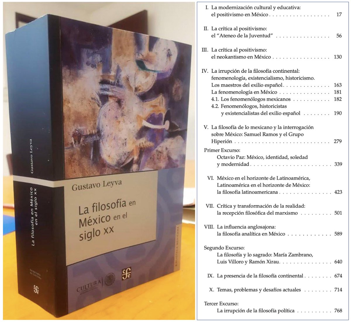 GerardoMunck's tweet photo. La filosofía en México en el siglo xx

Este es un gran trabajo del filósofo Gustavo Leyva. Discute corrientes filosóficas (empezando con el positivismo) y su influencia en el pensamiento en México.

Para una reseña, ver: https://t.co/t8umFOB6Hq https://t.co/JODw9hQ21t