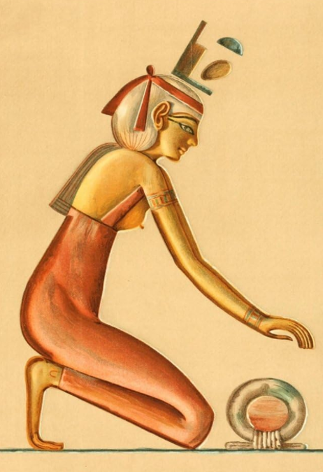 ImmortalEgypt's tweet photo. ❤️ Celebrating #YorkshireDay &amp; the start of August with #Barnsley-born Harold Jones' 1908 facsimile of Egypt’s goddess Isis. Worshipped at her festival each August &amp; later ‘Isis Augusta’, Jones' image is part of our exhibition #Cleoandthequeens @BarnsleyMuseums 

#EgyptinYorks https://t.co/R2PXFgMmv3