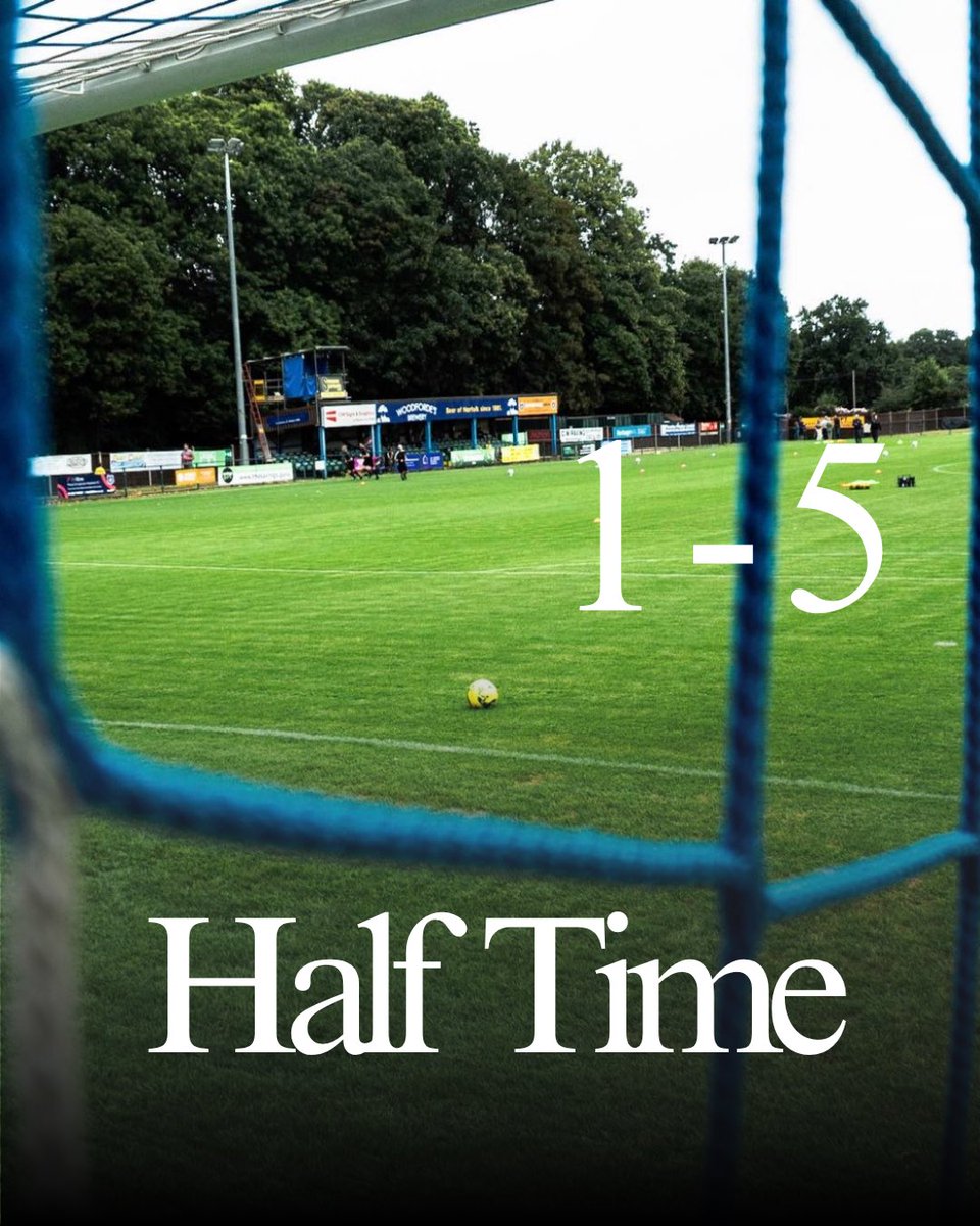 WroxhamReserves's tweet photo. Half Time here at Needham. 

@needhammktfc Res 1 - 5 Wroxham Res https://t.co/LivcQ67x6S