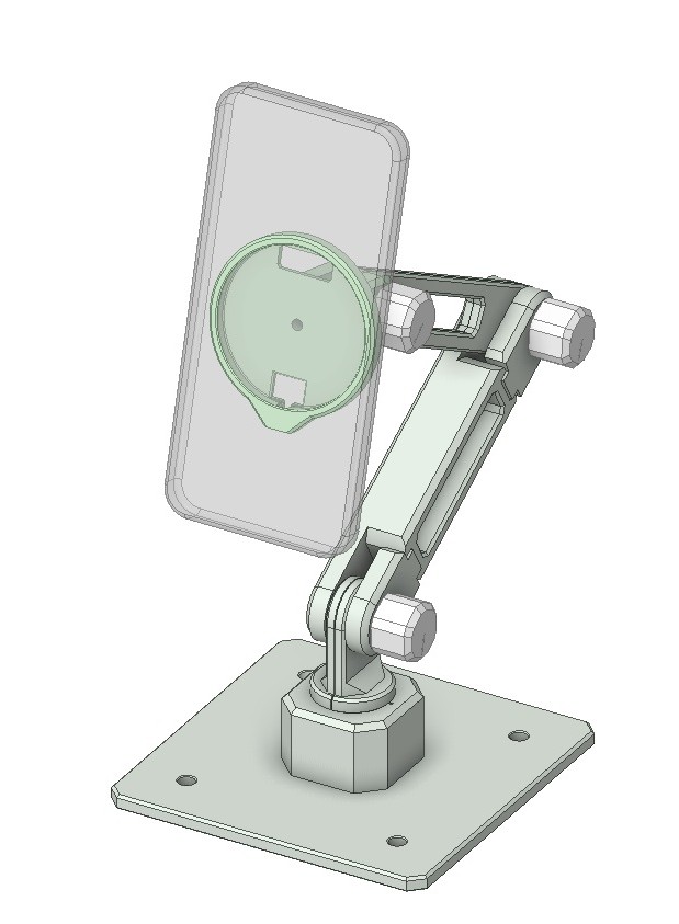 panda_love2156's tweet photo. 🤖PandaLab Robot Arm Series 第2弾!
今回は Robot Arm MagSafe Charging StandのCAD設計が完了。
第1弾をベースに、MagSafe充電器に対応した新しいアタッチメントを設計しています。
続報をお楽しみに😊
#3DPrinting #MakerWorld #CAD #RobotArm #MagSafe #PandaLab #DesignSparkMechanical https://t.co/uoHeDaFZay