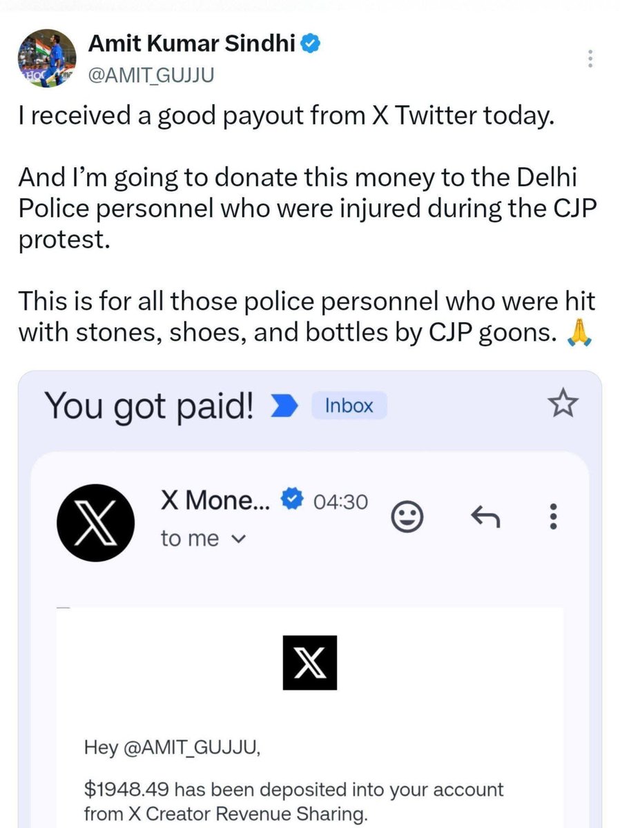 The X account @AMIT_GUJJU belongs to a freelance journalist who covers ...
