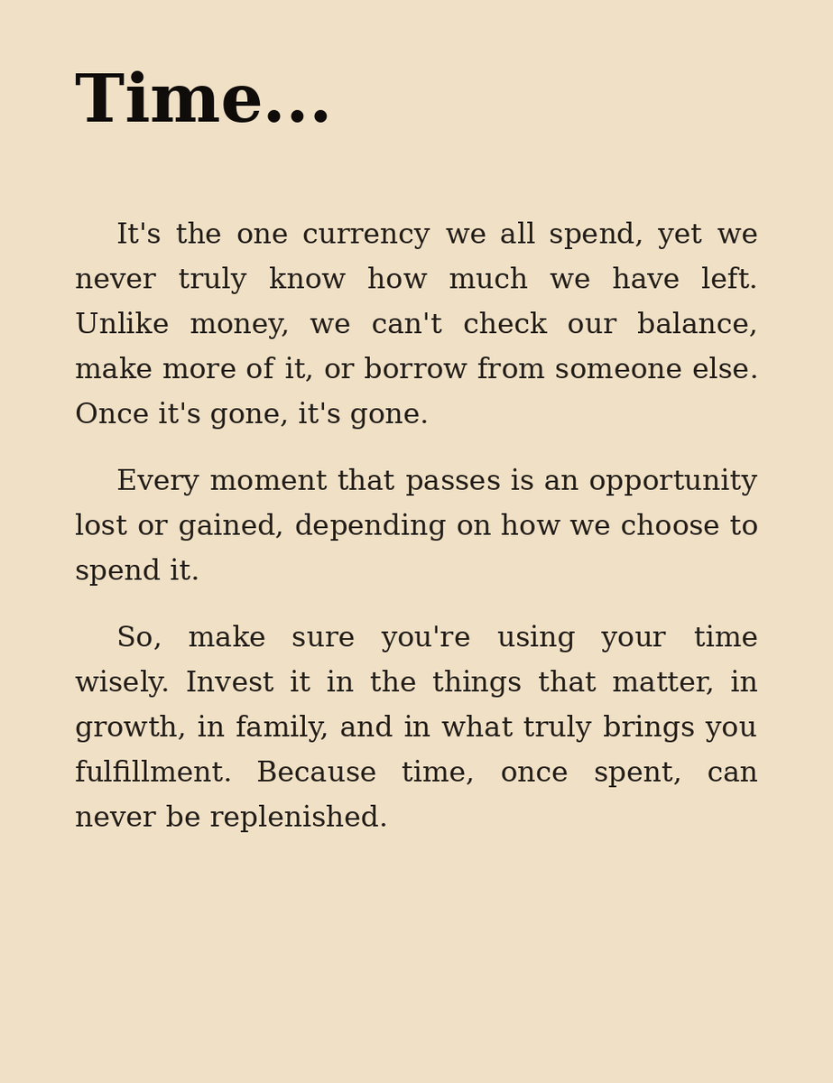 Book_therapy223's tweet photo. You can't check your time balance, so spend it wisely. https://t.co/pigN4af23B