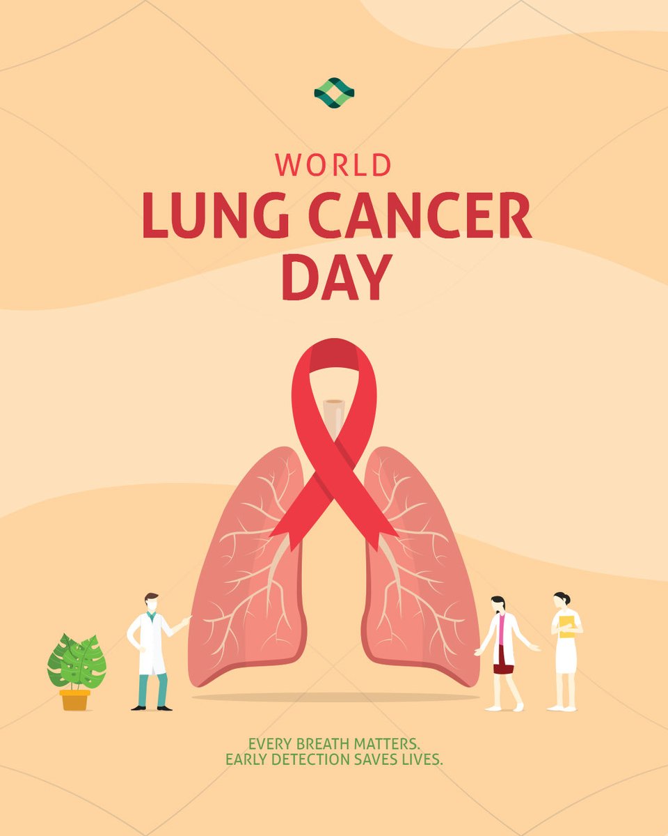 igmhmv's tweet photo. On this World Lung Cancer Day, we unite to shed light on the importance of lung health and early detection. Join us in the fight against lung cancer by sharing this message and supporting those in need. Together, we can make a difference! 

#LungCancerAwareness
#FightCancer https://t.co/VBxYAQqdGf