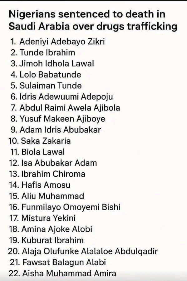 IGwiloChiom's tweet photo. These are the names of the yoruba people in Europe  that are found guilty of drug trafficking,  indeed yariba tribe of Nigeria are the ones disgracing Nigeria,due I know there are good yaribas but they're not up to 5 percent in number but the rest of dem are nothing but disgrace. https://t.co/2R5neAtCxf