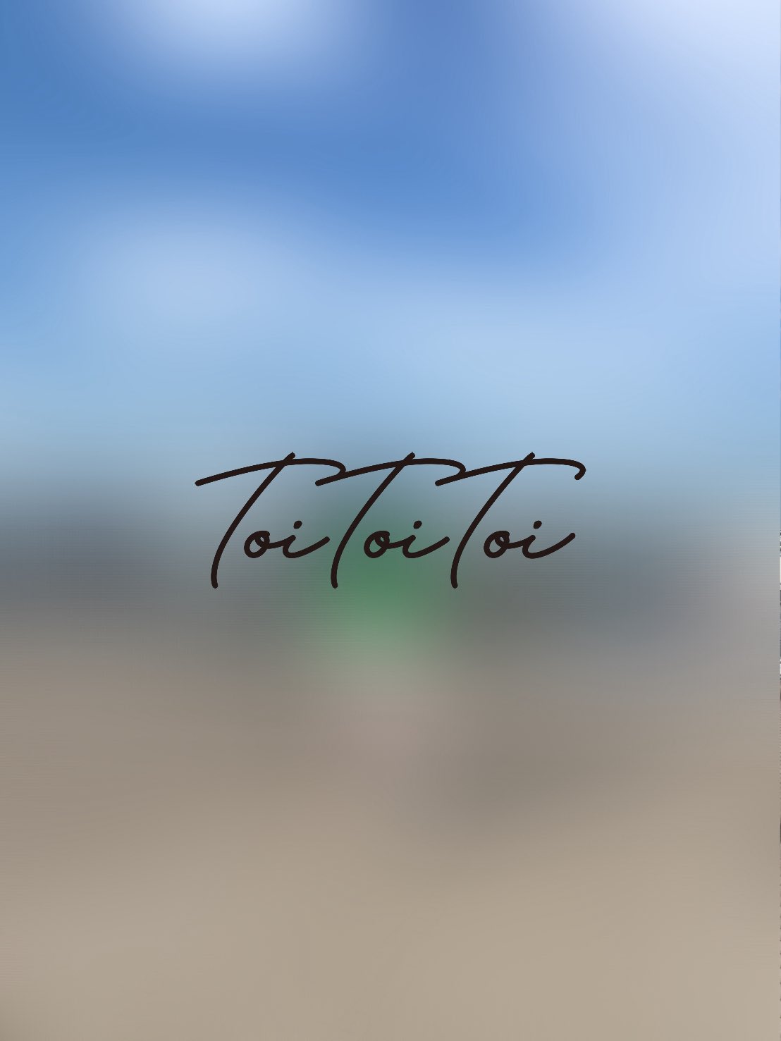 Toi Toi Toi【Official】 on X: 