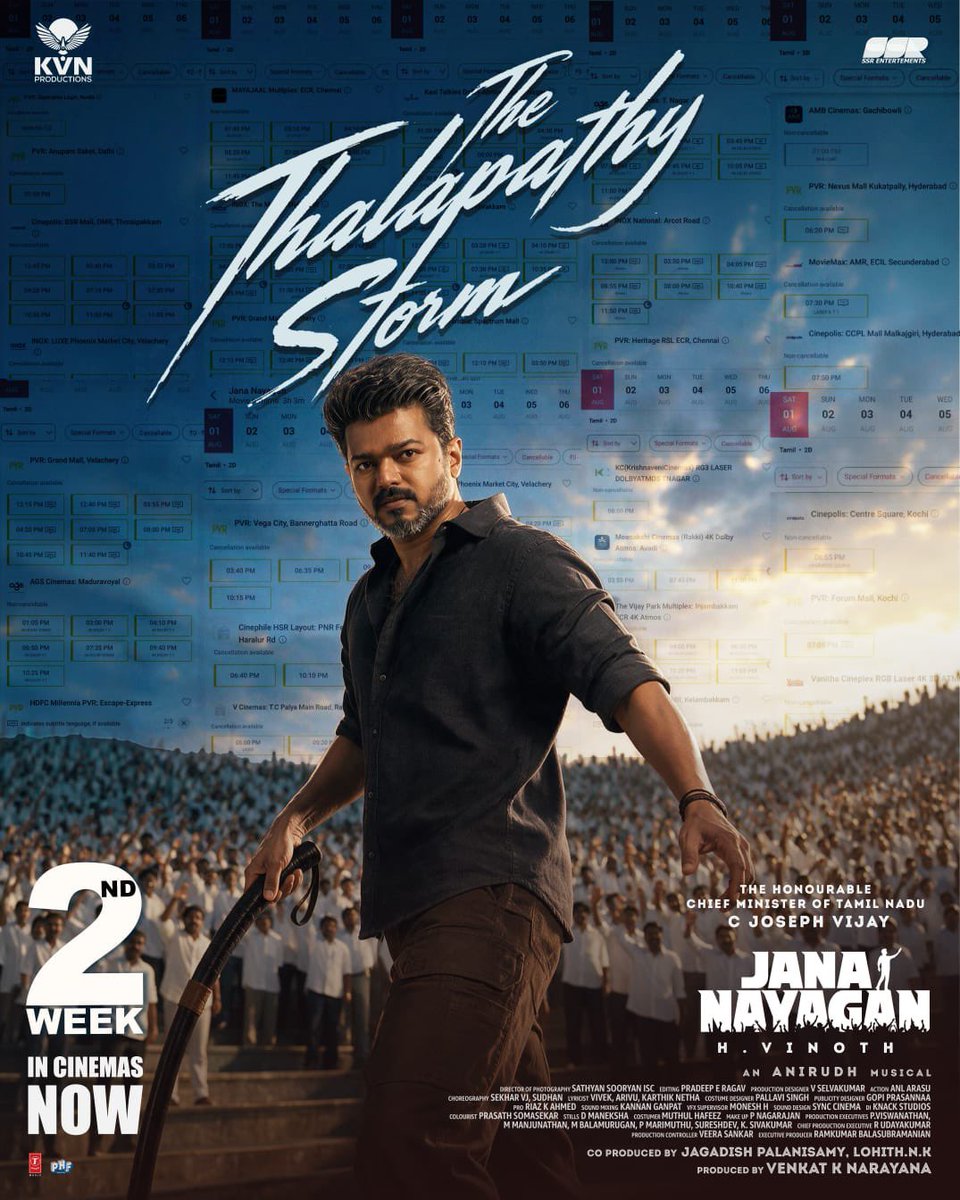 AbGeorge_'s tweet photo. #JanaNayagan saw a good jump in collections on second Saturday 👍🏻 https://t.co/ttAM11Sf9Q
