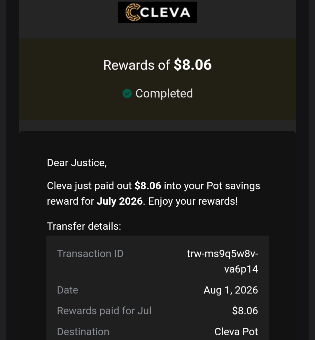 Justice0kams's tweet photo. Cha-Ching!!💰🤑🤑💸 @clevabanking https://t.co/jqmUx8Pp3n