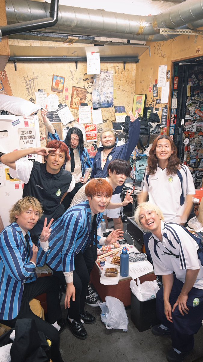 TENDOUJItw's tweet photo. ❮❮ ︎𝙏𝙝𝙖𝙣𝙠 𝙮𝙤𝙪! ❮❮ ⚽︎

2026.08.01 sat
TENDOUJI LIVEHOUSE TOUR 2026
EASY PUNK PARK

@⼋王⼦MATCH VOX
w / THE BAWDIES

満員の八王子、
ありがとうございました❤️‍🔥❤️‍🔥最高でした🫶

ツアーはまだ続きます。明日は柏。
全国各地お待ちしております🔥🔥
https://t.co/ZZt6LIcxrD
📸@mctassan