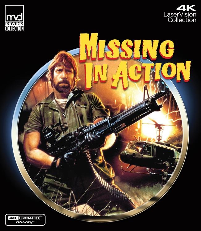 VHSDVDBLURAY4K's tweet photo. Coming to 4K UHD via MVD on 9/22 

Missing In Action (1984) https://t.co/q5Oubf9CzJ