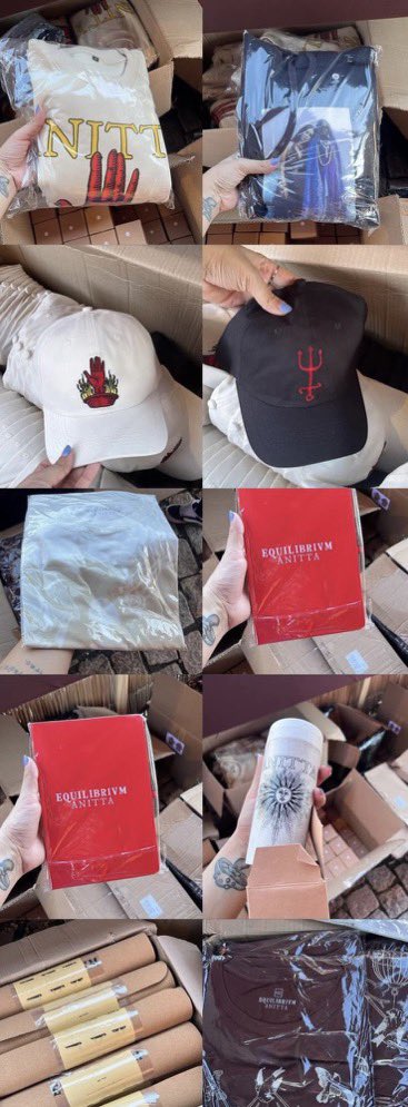 AnittaPress's tweet photo. Confira os valores dos itens do merch da “EQUILIBRIVM Tour”. https://t.co/HL3jGMZeMA