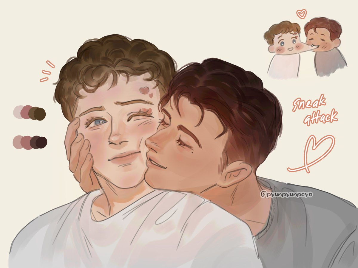 pyunpyunpoyo's tweet photo. kissy kissy 😙❤️ 

#buddie #911fanart #911onABC https://t.co/bskt1pFO5i