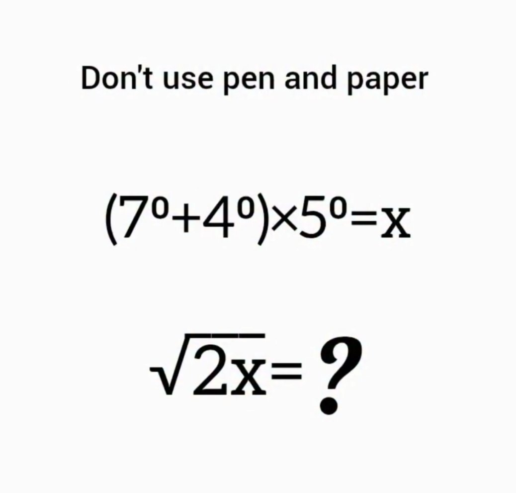 MathzMotion's tweet photo. Can you solve this 👆 basic maths? https://t.co/5stmDyIGbz