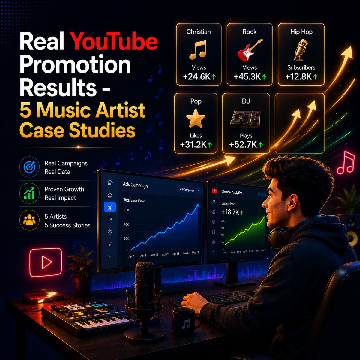VedzzySarahlee's tweet photo. Real YouTube Promotion Results - 5 Music Artist Case Studies

https://t.co/wh9WdTxoTw

#youtubepromotion #youtubepromotionservices #googleads #musicpromotion #realyoutubepromotion #youtubeadvertising #youtubepromotionresult #youtubeviews https://t.co/a0jrn4RbW3