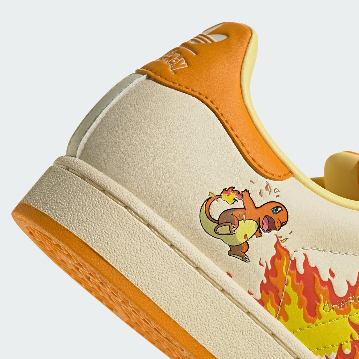 Ovrnundr's tweet photo. Pokémon x adidas Superstar “Charmander” 🔥 

OFFICIAL IMAGES

• Holiday 2026 https://t.co/G8KvvBcyrb