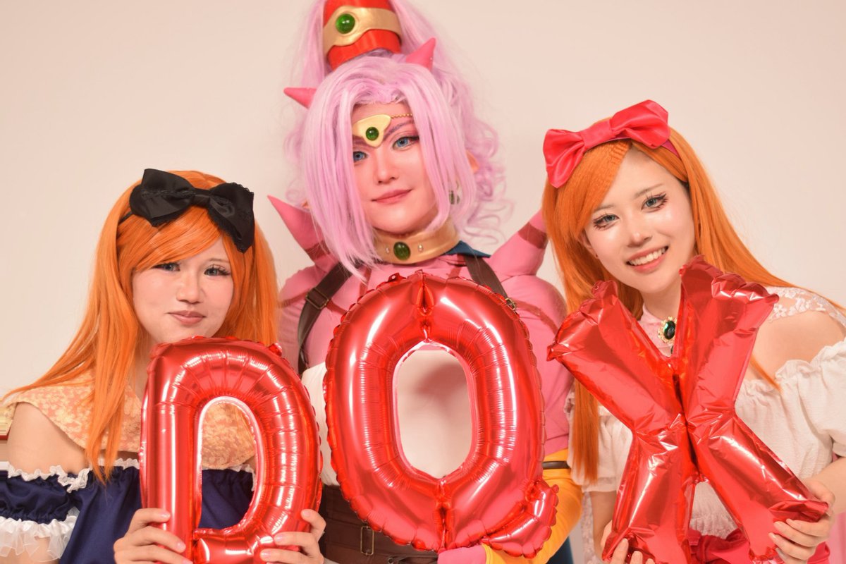 masaya_1050's tweet photo. ⚠️コスプレ⚠️

✨✨Ver2でお祝い✨✨
ルコリア【@tori_tar039 】
リゼロッタ【@loveChoco_hxh 】
ルシェンダ【まさやん】

#DQX14周年
#DQX14th https://t.co/YozTjCUspm