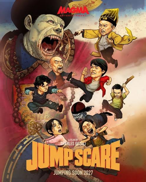 IanSalim's tweet photo. Tahun ini petjah telor juga IP yg gw dan @KomikFaktap pitch ke Magma Entertainment, JUMP SCARE diproduksi sbg film layar lebar. Gw pun diberi kesempatan utk jadi co-director di film ini. Nonton yah kalo udah tayang di bioskop nanti spy makin lapang jalan kami di perfilman🙏 https://t.co/MRCUBaiWNa