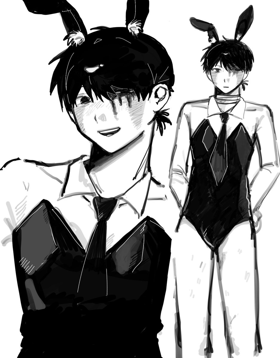 kyoo_domudomu's tweet photo. #ドムドムチーチー
バニーホウカ落書き https://t.co/vTpZbhKiEg
