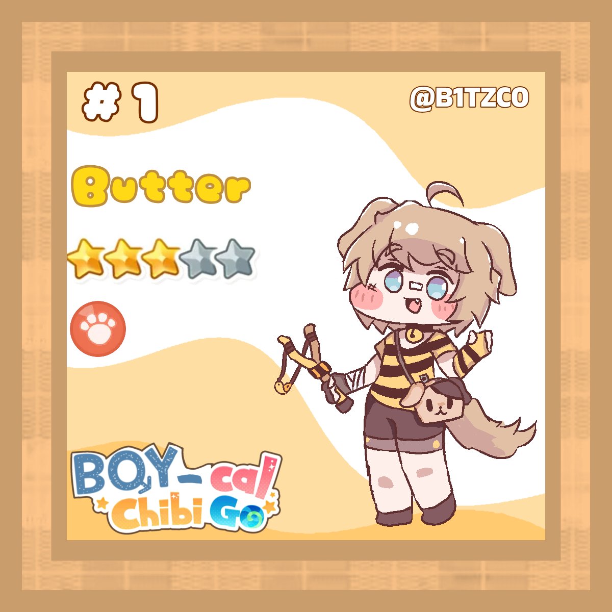 B1TZC0's tweet photo. The first two boycals enter the scene, Butter and Kimmo! 🧈 😺 
Give them a warm welcome!
More boycals will release every 3-4 days.
#boycal #trickcal #트릭컬 #トリッカル #트릭컬_리바이브 https://t.co/8Z0yRLrNaF