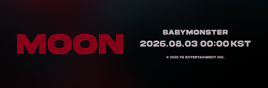 YGBABYMONSTER_'s tweet photo. [춤 (CHOOM)] ‘MOON’ M/V RELEASE COUNTER
Originally posted by https://t.co/gIlO5GKuJM

2026.08.03. 0AM KST

#BABYMONSTER #베이비몬스터 #3rdMINIALBUM #춤 #CHOOM #MOON #ReleaseCounter #YG https://t.co/HXXzG0TpfZ