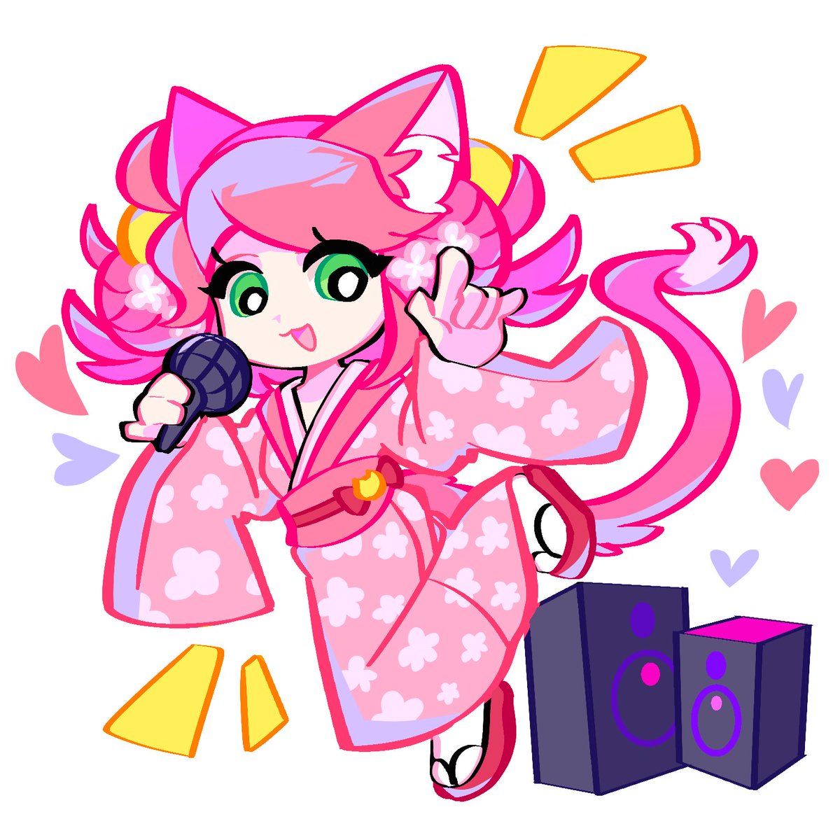 tessicalmilin's tweet photo. #deltaruneㅤㅤThe Cat girls are working part-time as idols.~🐱🎤🎶 https://t.co/ssWGELpriJ