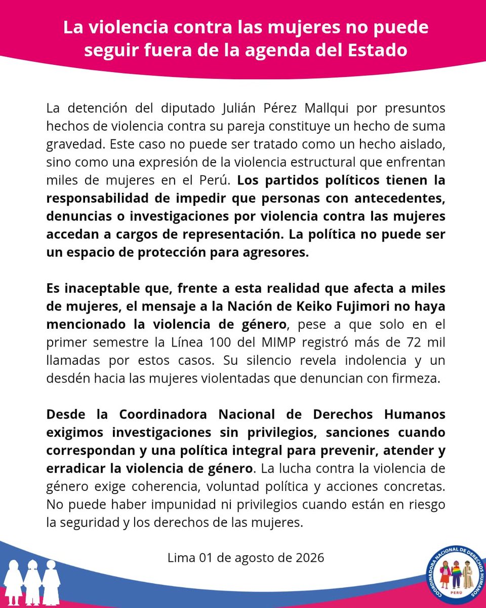 CNDDHH 🇵🇪 #ConsensoPorLosDDHH tweet media