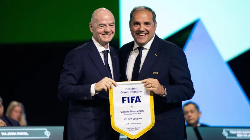 OSHA_YB's tweet photo. 🚨 BREAKING:

Victor Montagliani has called on Gianni Infantino to resign following FIFA’s decision to abandon its controversial plan to sell a minority stake in the commercial rights of the FIFA World Cup.

In a statement released, the CONCACAF President said:

“The events of the past week have exposed a profound failure of leadership at the highest level of FIFA. Although the proposal has been withdrawn, the damage to trust, transparency and the unity of the global game cannot simply be erased.

Football deserves leadership that listens before it divides. For the good of FIFA and its 211 member associations, I believe President Gianni Infantino should step aside and allow the organization to move forward under new leadership.”

The report also claims that senior UEFA officials have privately agreed they will no longer support Infantino’s leadership ahead of the 2027 FIFA presidential election, with several member associations allegedly pushing for a new direction at the top of world football.

Montagliani stopped short of formally announcing his own candidacy but hinted that “every option must be on the table” if meaningful reform is to be achieved.