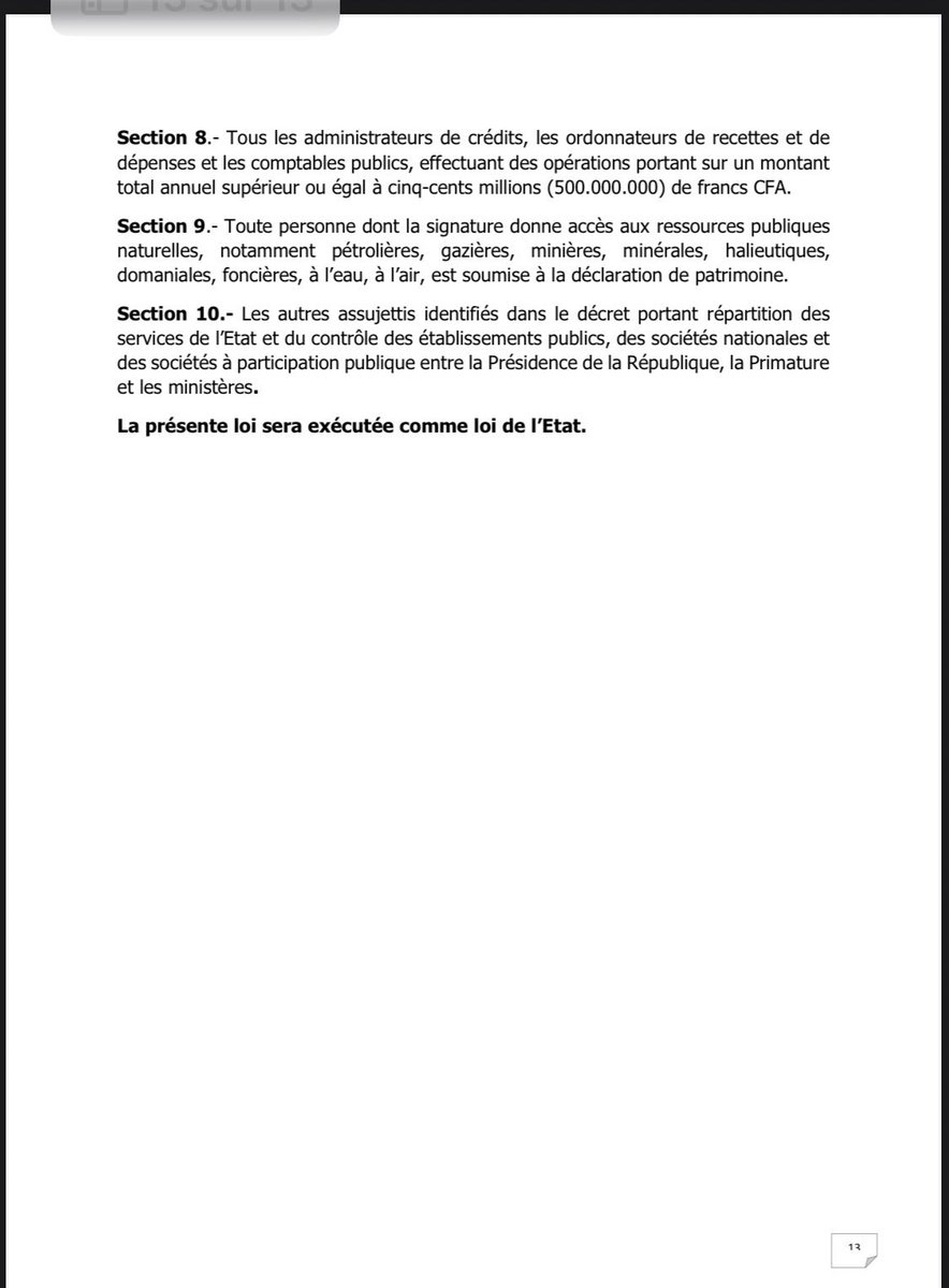 Noo_IDcard's tweet photo. 🚨 Déclaration de patrimoine : le délai est expiré

Le 31 juillet 2026 marquait la date limite fixée par l’OFNAC pour permettre aux personnes assujetties de déposer ou de mettre à jour leur déclaration de patrimoine.

L’Office avait annoncé qu’à l’issue de cette échéance, les déclarants défaillants seraient inscrits sur une liste qui sera publiée, sans préjudice des sanctions pénales, administratives et pécuniaires prévues par la loi.

Le délai étant désormais passé, l’attention se porte sur les suites que donnera l’OFNAC à cette procédure.